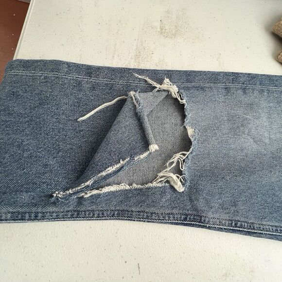 Agolde Jeans‎ 26 Feel Good Jamie Distressed Organic Cotton High Rise Button Fly - Picture 16 of 16